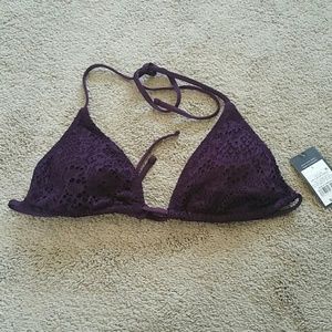 🌟NWT🌟 Lacy dark purple string bikini